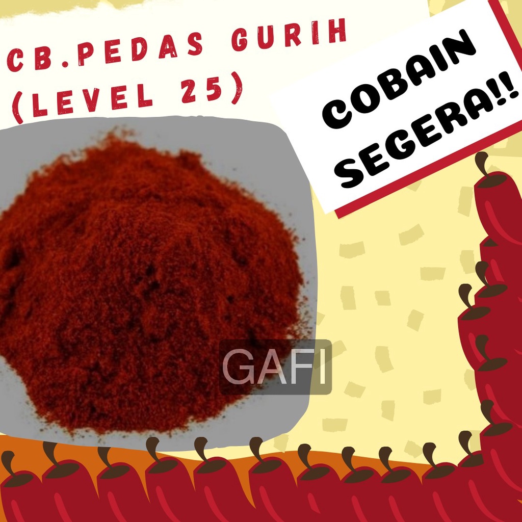 

Cabe Bubuk Pedas Gurih Level 25 1Kg Bubuk Cabe Pedas Gurih Level 25 Makanan Kiloan Chilli Powder 1 Kg Super Pedas Aneka Bahan Instan Murah Enak Terbaik Kering Terjamin Halal Premium Sushi Bukan Harga Jual Aida Jepang Antaka Thailand