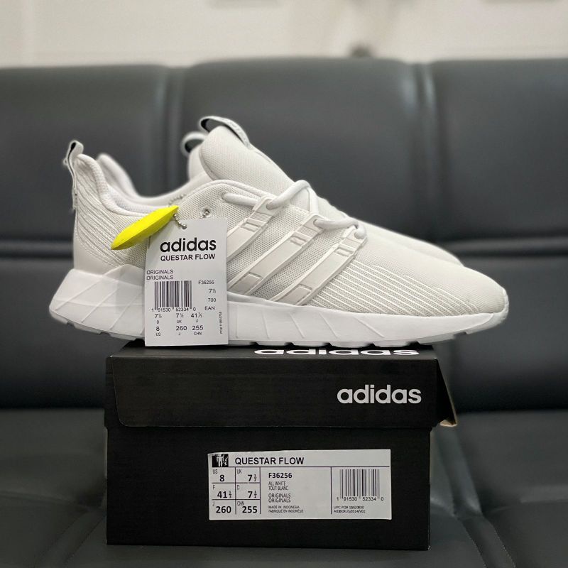 white adidas questar flow