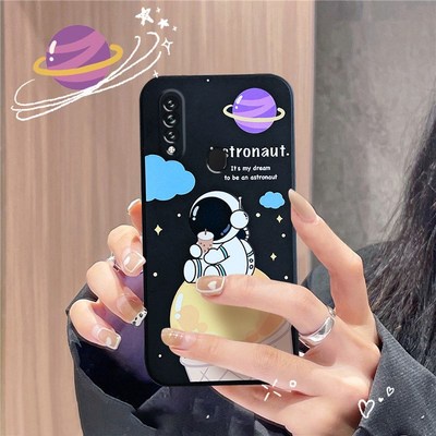 Casing Silikon Motif Astronot Untuk Vivo Y12s Y20 Y20i Y20s Y11 Y12 Y15 Y17 Y19 Y30 Y95 Y93 Y91C Y91 Y50 Y7S S1 Y2123 V20SE V21