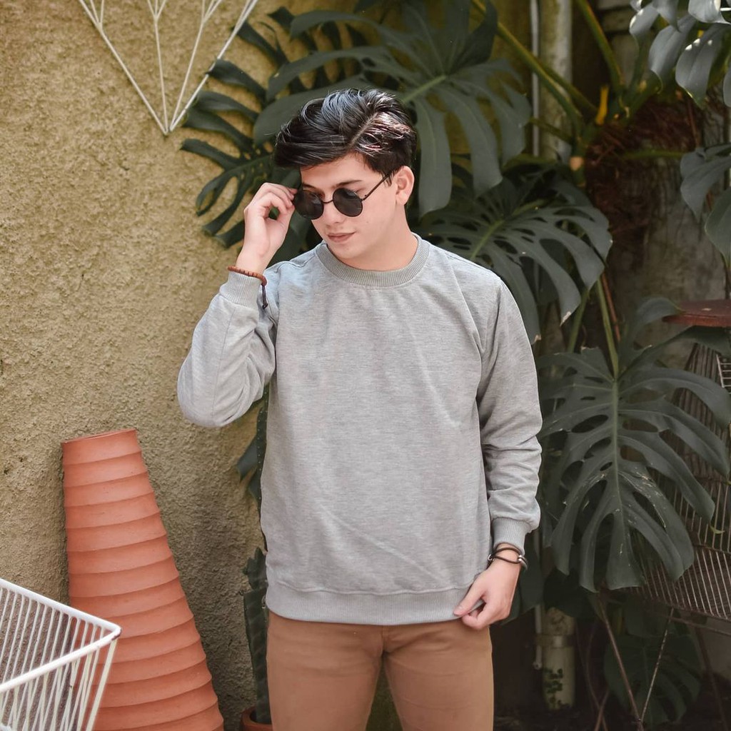 BASIC SWEATER || CRAWNECK SWEATER PRIA || SIZE ( M-L-XL ) #CRA