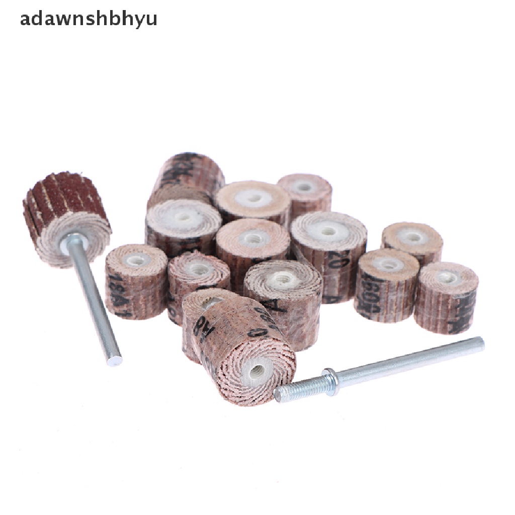 Adawnshbhyu 10pcs +1 Sanding Flap Disc Gerinda Flap Wheels Brush Sand Untuk Abrasive Grinder