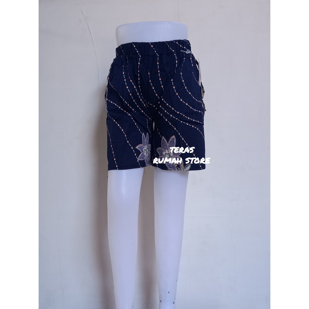 Celana Pendek Wanita Hotpants hotpen Batik Celana Pendek Harian Perempuan Bahan Adem