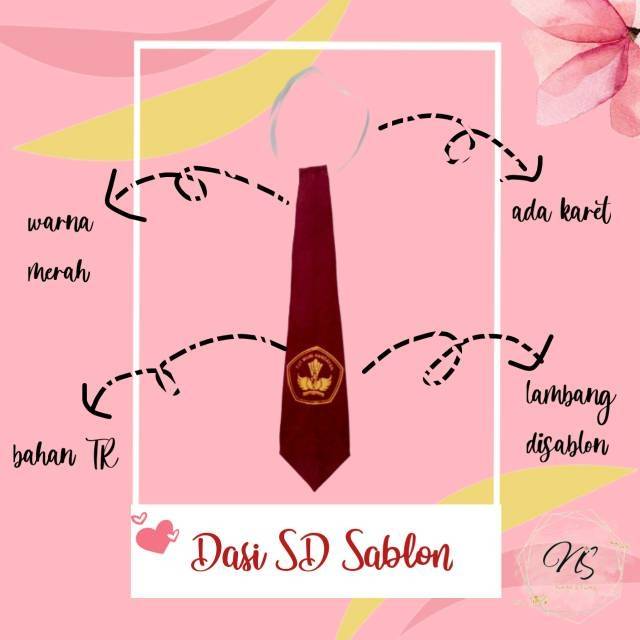 Dasi SD sablon ALLDO