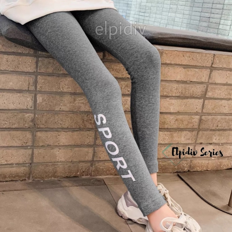 Elpidiv - Legging Soft Rayon Katun SPORT LDF-001 (M,L,XL,XXL,XXXL)