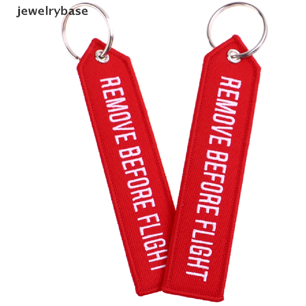 Tali Lanyard Gantungan Kunci Tulisan Remove Before Flight Untuk Kartu Lencana Gym