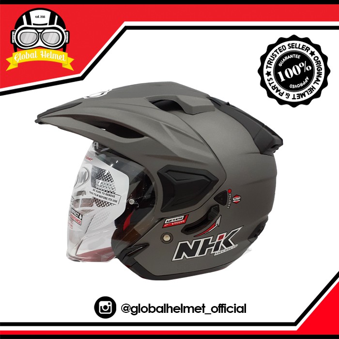 Helm NHK Halfface NHK Predator Crypton Solid