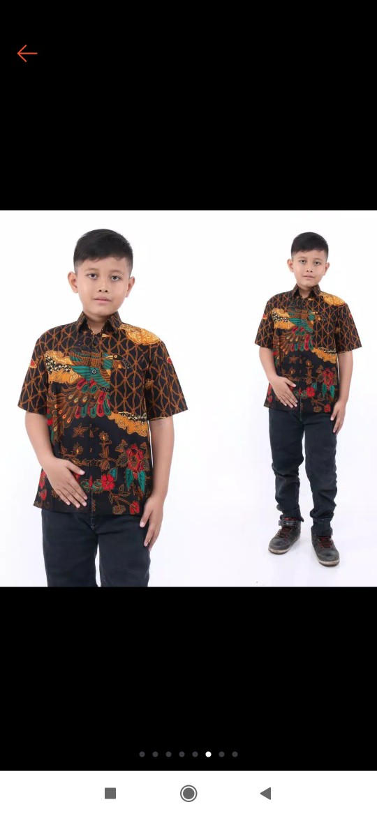 Batik Couple Keluarga Sania Ruffle Ori Ndoro Jowi Dnt Mego Kuning