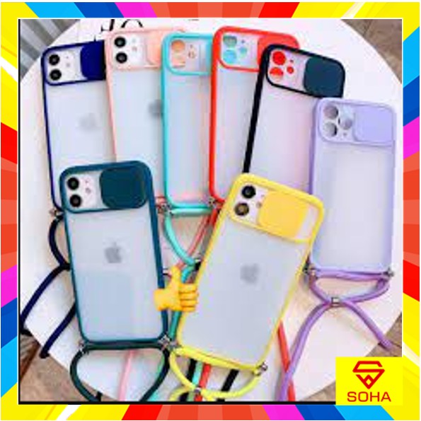 Case Slide Lensa Camera IPHONE X - Camera Bisa Digeser Plus Tali