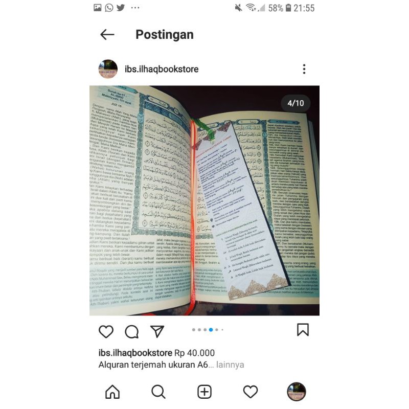 Alquran terjemah ukuran A6 LengkapRingkasan tafsir ibnu katsir Ringkasan tafsir ath thabari