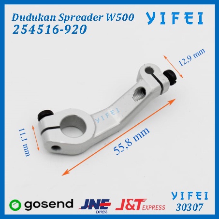 Dudukan Celurit ZigZag W500 254516-92/YIFEI-30307