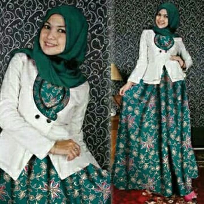 Set maxi batik isabella Fashion Muslim wanita murah Dress Abaya muslim cewek murah