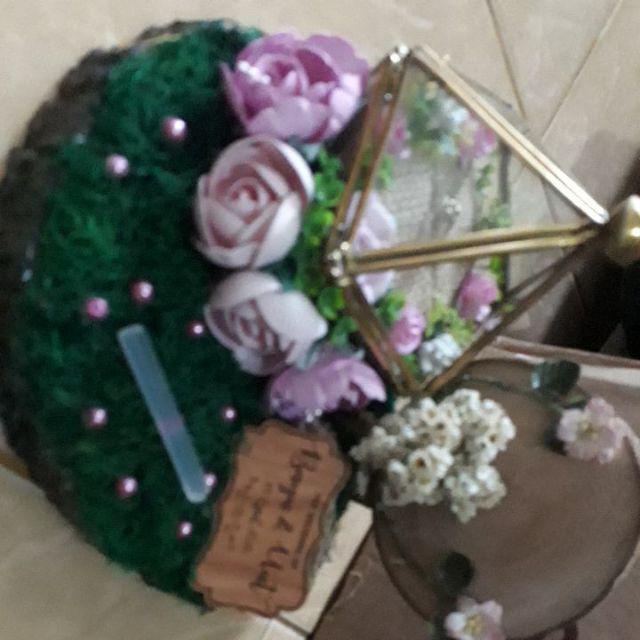 Tempat Cincin /terarrium Ringbox /ringbearer/ Tempat Maskawin/tempat Cincin Rustic /terarrium Rustic