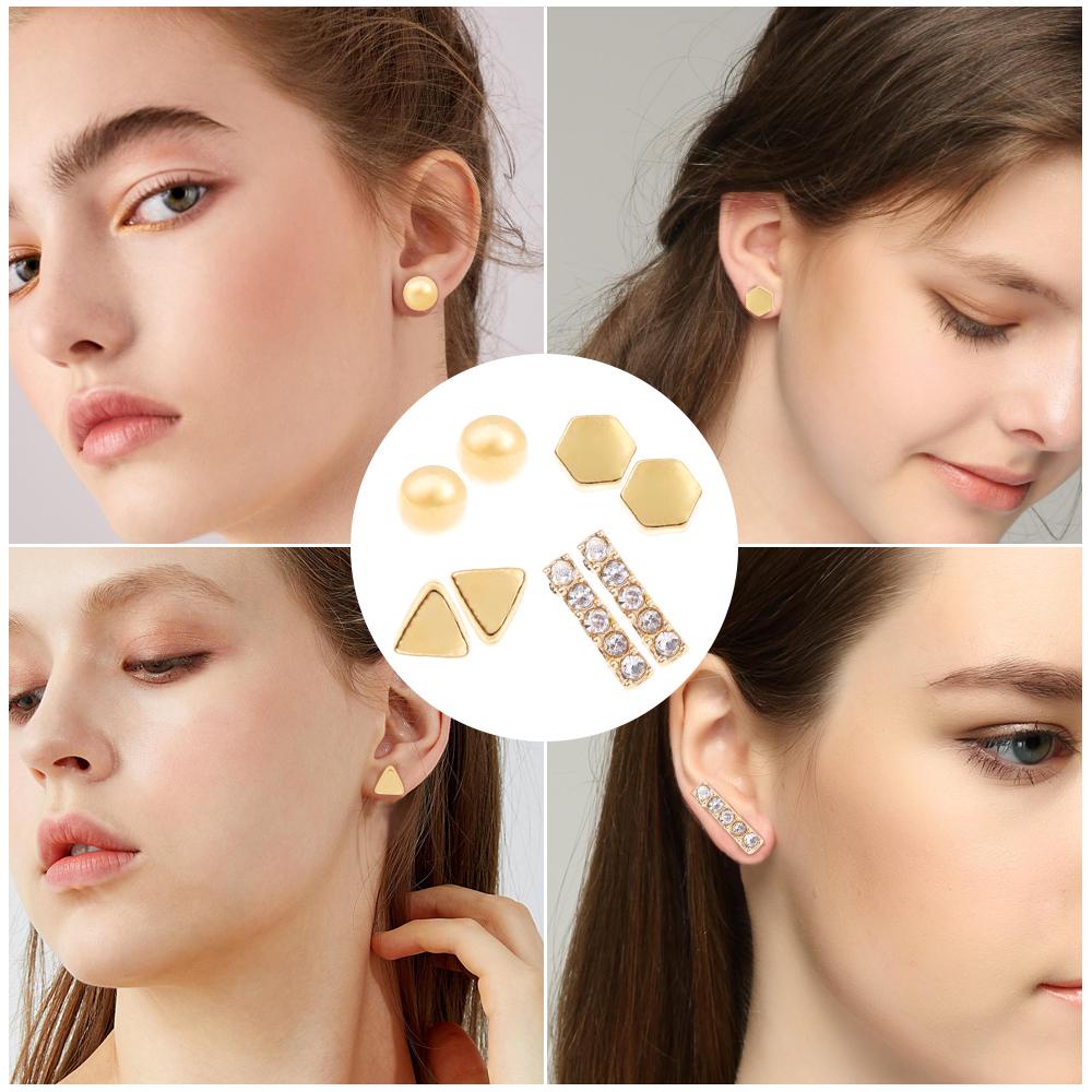 Lily Set Anting Kecil Perhiasan Boho Minimalis Untuk Wanita Perempuan Tiny Ear Studs