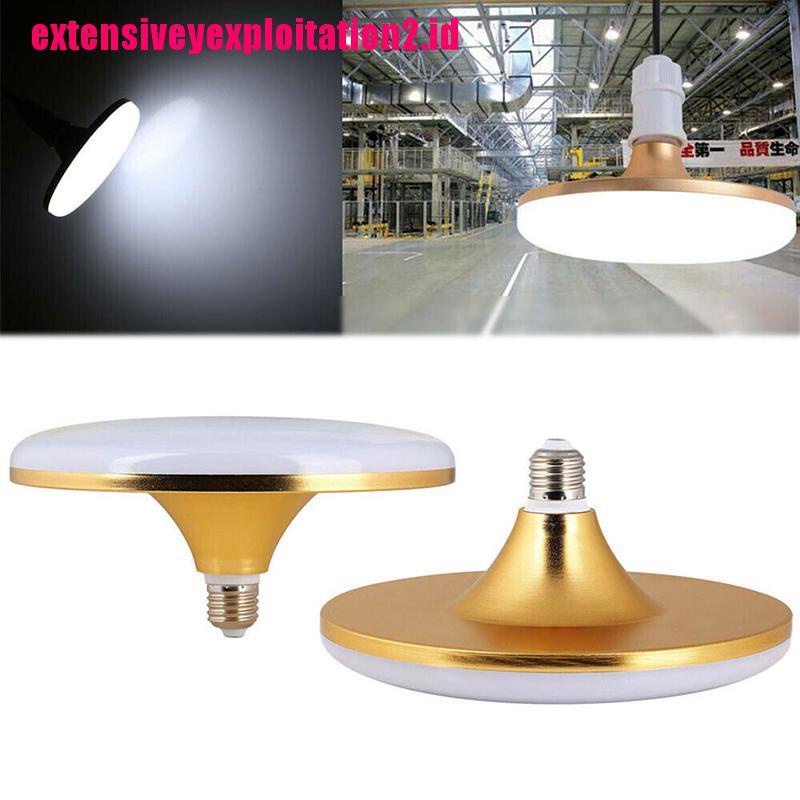 &lt; E2id &amp; &gt; Lampu Bohlam UFO LED 12W 18w 24W 36W 50W 220V E27 Warna Putih