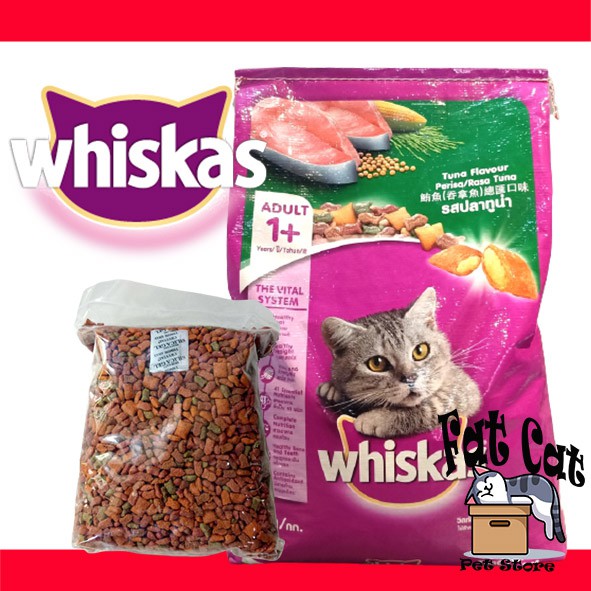 Makanan Kucing Whiskas 1Kg repack