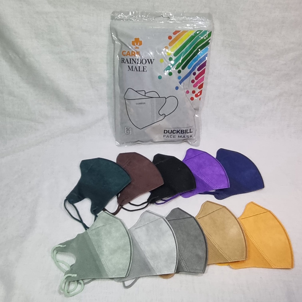 MASKER DUCKBILL WARNA  PASTEL TERBARU / MASKER FASHION ADA VARIAN COWO DAN CEWE