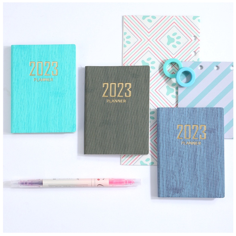 2022 A7 School Supplies Student Stationery Office Daily Weekly Planner Agenda Notebook Weely Goals Habit Schedules