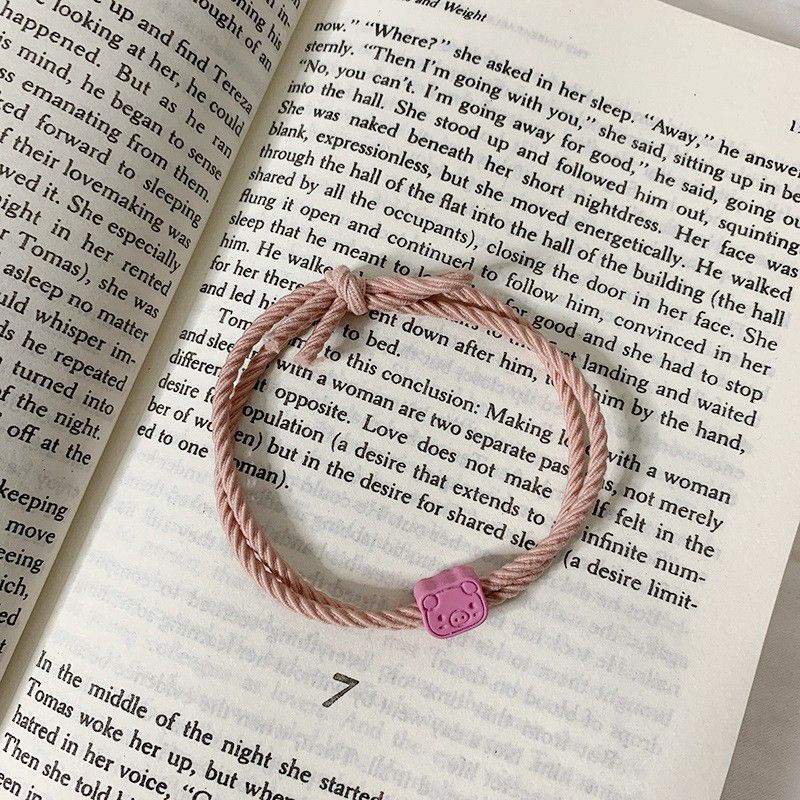 Ikat Rambut Motif / Gelang Motif / Kuncir Rambut Korea Motif / Gelang Warna-7