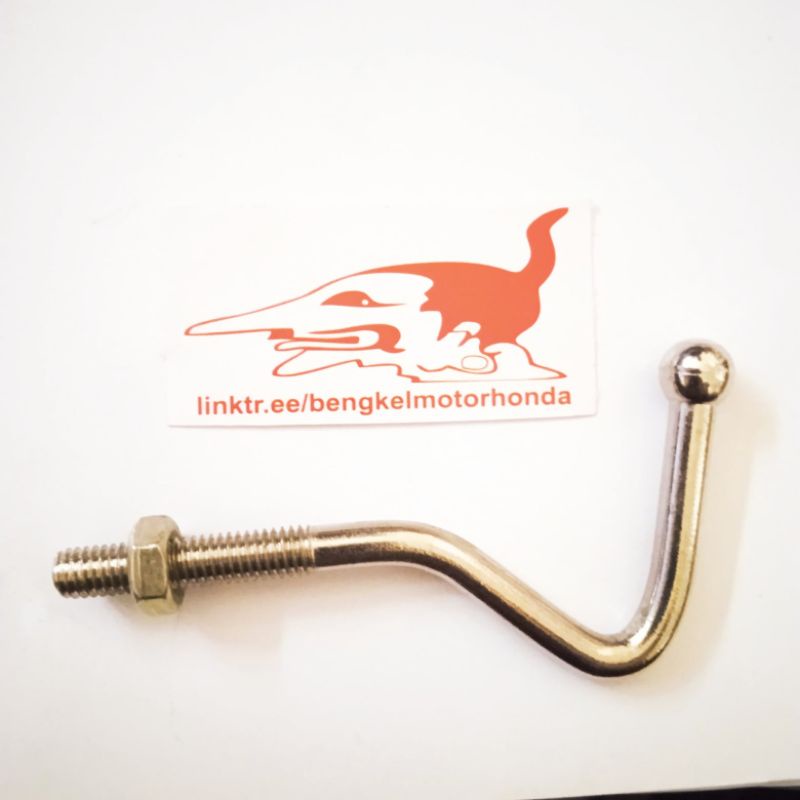 Hook Luggage Universal Cantolan Gantungan Barang Supra Grand Prima Bebek Matic Putih Nekel Baut 10