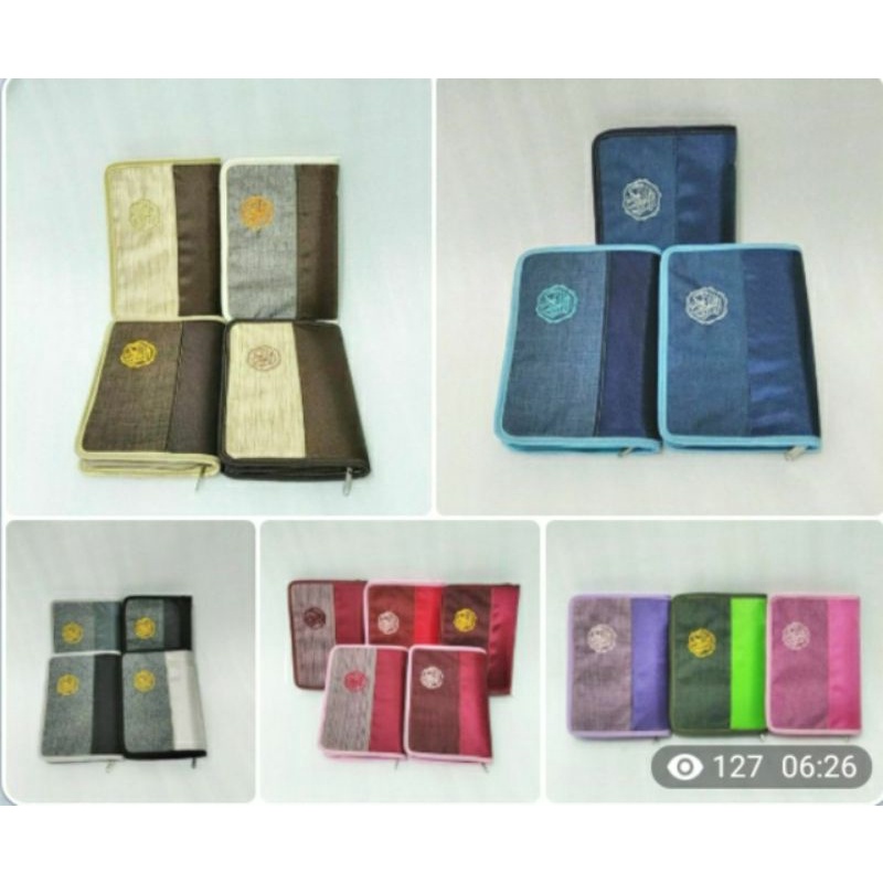

Sampul Mushaf ukuran Al Qur'an standar 14 x 20 cm
