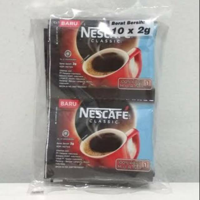 Nescafe classic - Nescafe Dalgona - Nescafe Classic 2 gram - Nescafe Renceng - Kopi Nescafe