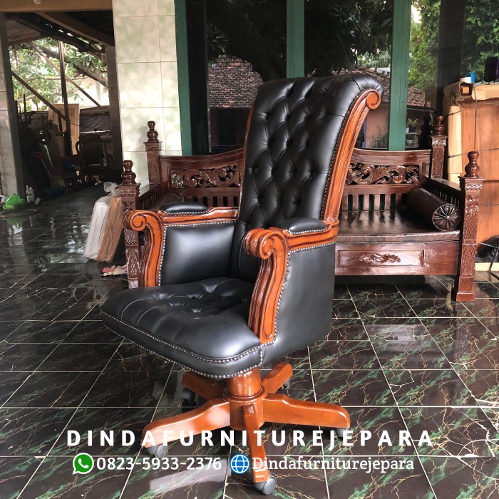 Kursi direktur - kursi kerja mewah - kursi direktur jati