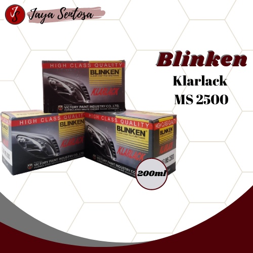 Clear Blinken Klarlack MS 2500 | Cat Pernis anti gores kendaraan