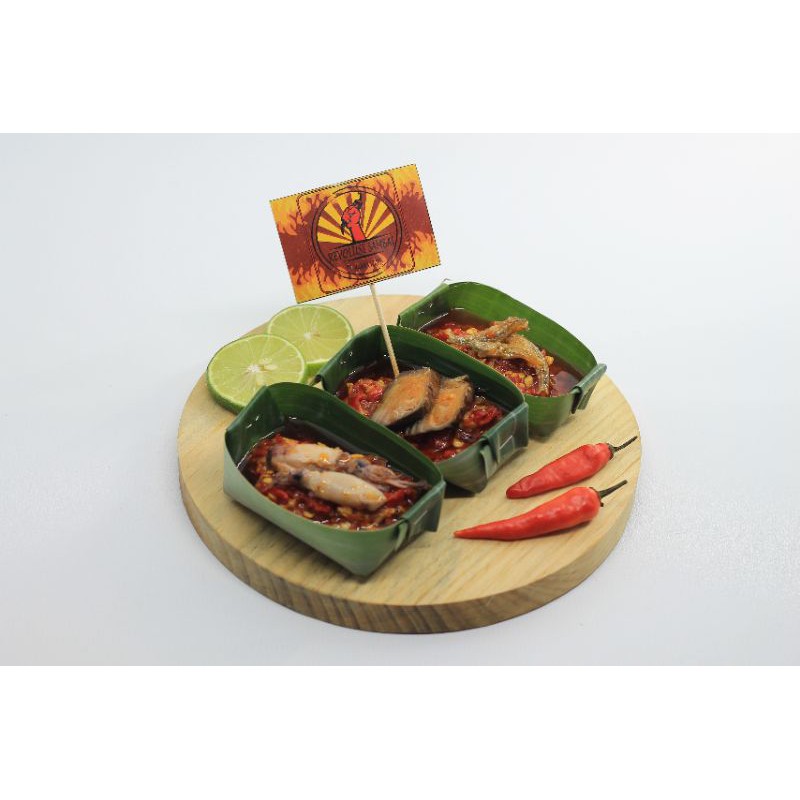 

Sambel Bawang Baby Cumi 220 Gr BOTOL KACA