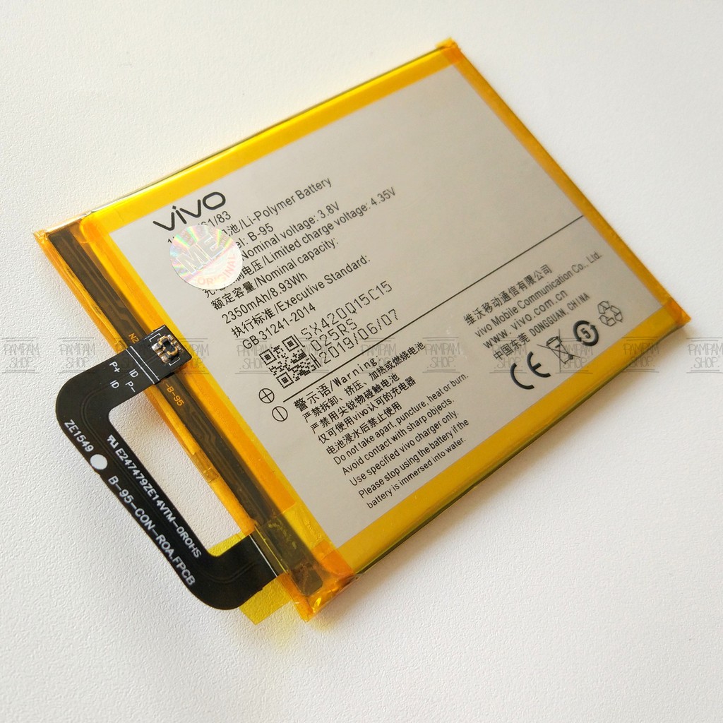 Baterai Vivo Y51 B-95 B95 Batre Batrai Battery HP Y 51