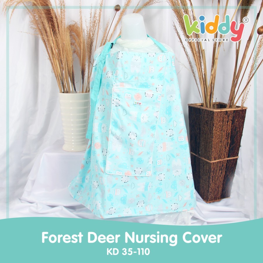 Kiddy Forest Deer Nursing Cover KD 35-110 Kiddy Apron Ibu size 100cm x 70cm