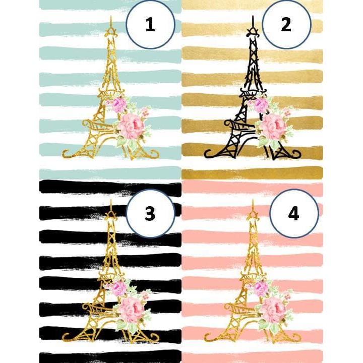 Kertas Scrapbook - Modern Chic Parisian Design