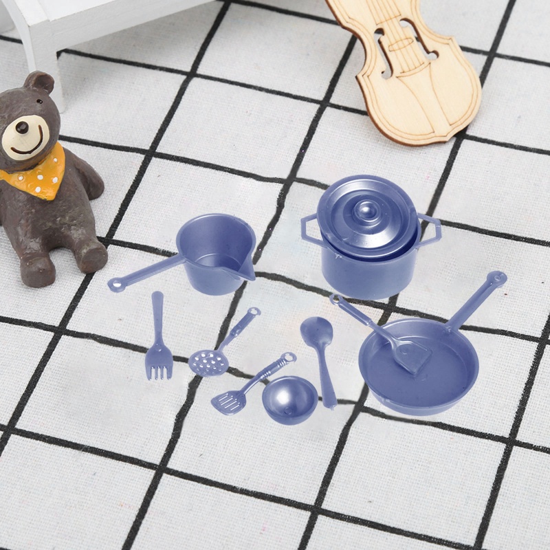 Mary Children Lifelike Kitchen Appliance Fork Pot Mainan Set Edukasi Untuk 3-8 Anak