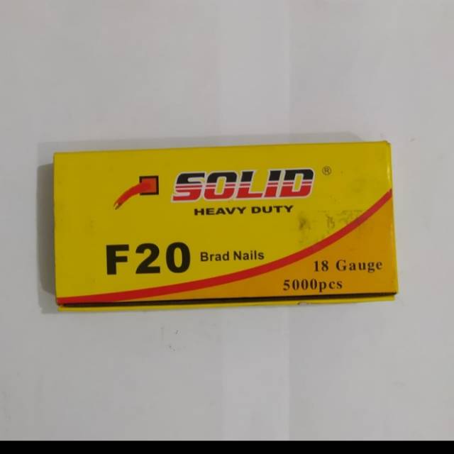 

Refill Staples Tembak Paku Tembak F20 Solid 18 Gauge