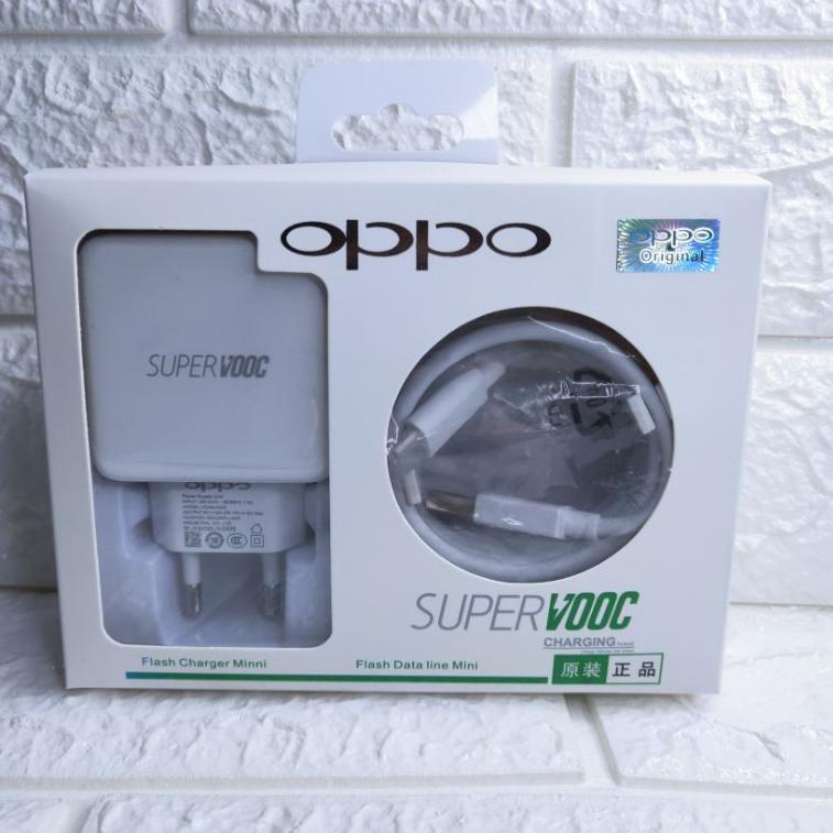 Charger Oppo Tipe-C Original100% VOOC Fast Charging/Charger Oppo FindX A5 2020 A9 2020 Reno2 Reno 2F