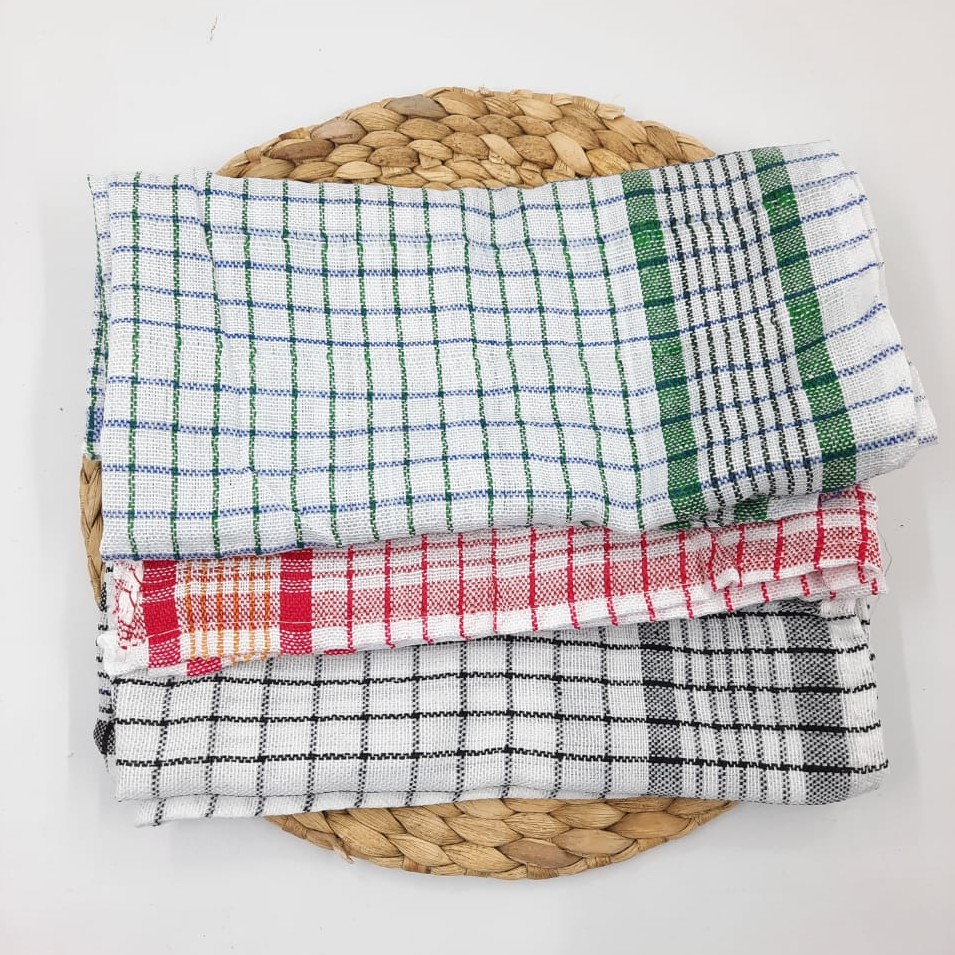 KAIN LAP MOTIF KOTAK / SERBET DAPUR SERBAGUNA / KAIN LAP PIRING / LAP TANGAN