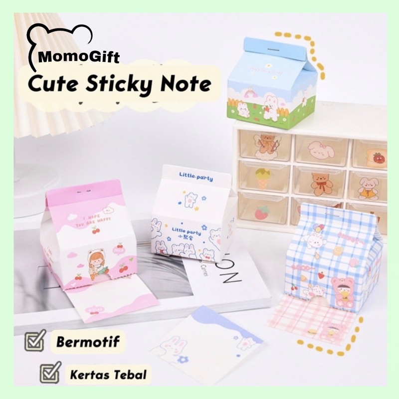 

Sticky Note Memo Pad Note Pad Kartun Lucu Isi 200 Lembar - MP15