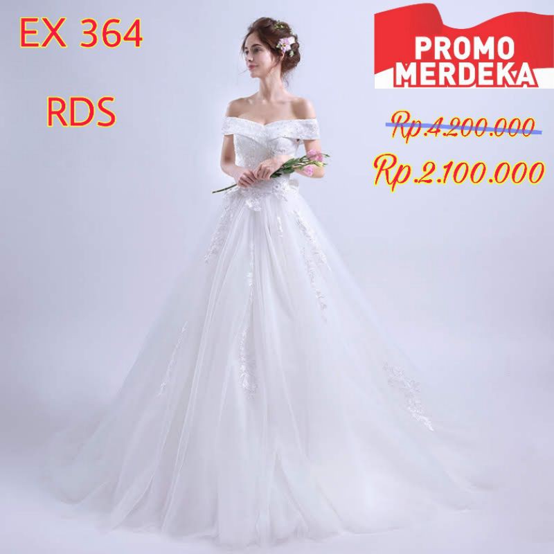 Gaun Pengantin BARU EX 364