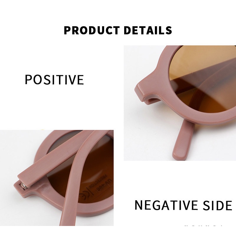 ✅ COD KUMA Kacamata Hitam Kacamata Bingkai Bulat Anti Ultraviolet Untu Anak/Laki-Laki/Perempuan/Bayi