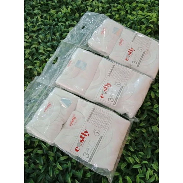 Kaos Dalam Singlet Bayi Baru Lahir Tokusen Costly SNI Satuan Dan 3PCS