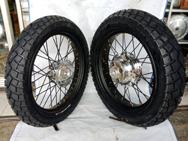 Paketan Velg Ban Velg CB 150 Tiger Revo Supra GTR Megapro Verza CBR Megapro new CB 150 Ban Tubles