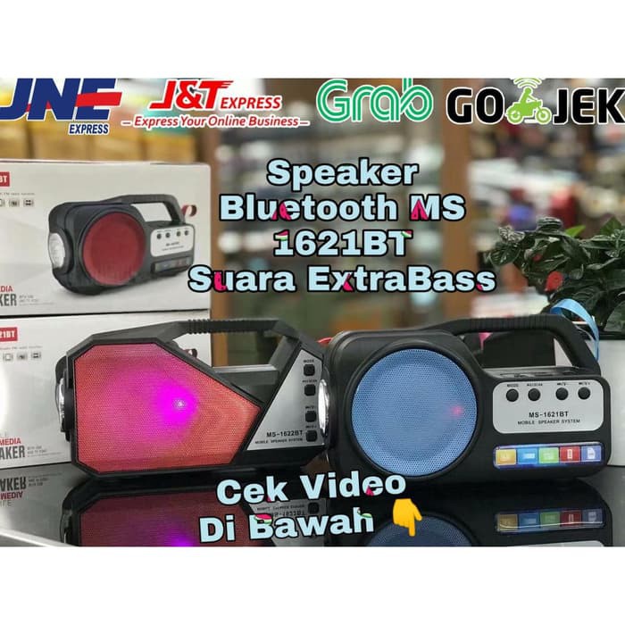 Speaker Bluetooth MS-1621 BT Portable LED