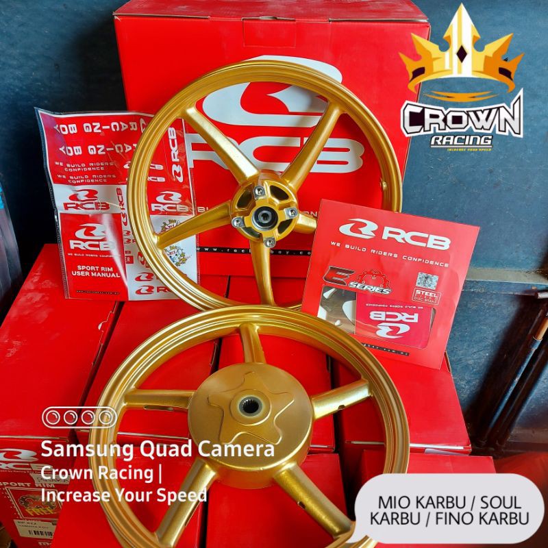 Velg RCB SP522 Mio Karbu Sporty Smile / Soul Karbu / Fino Karbu