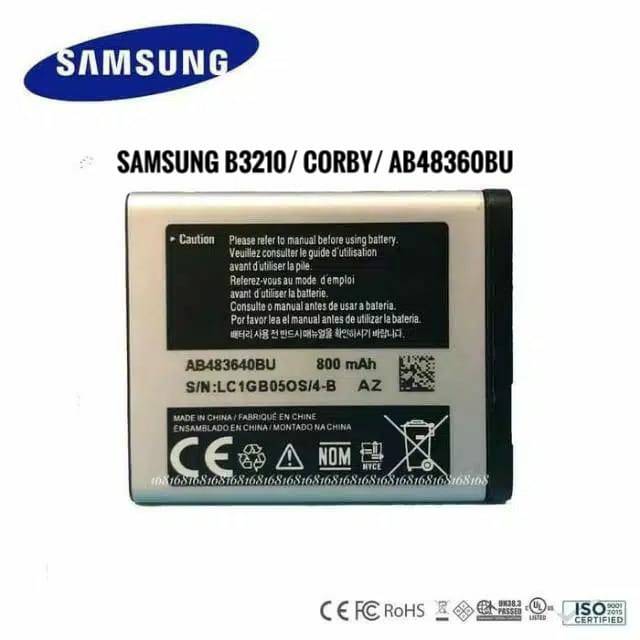 Baterai Batre Samsung B3210 kode AB48360BU Battery Samsung Corby