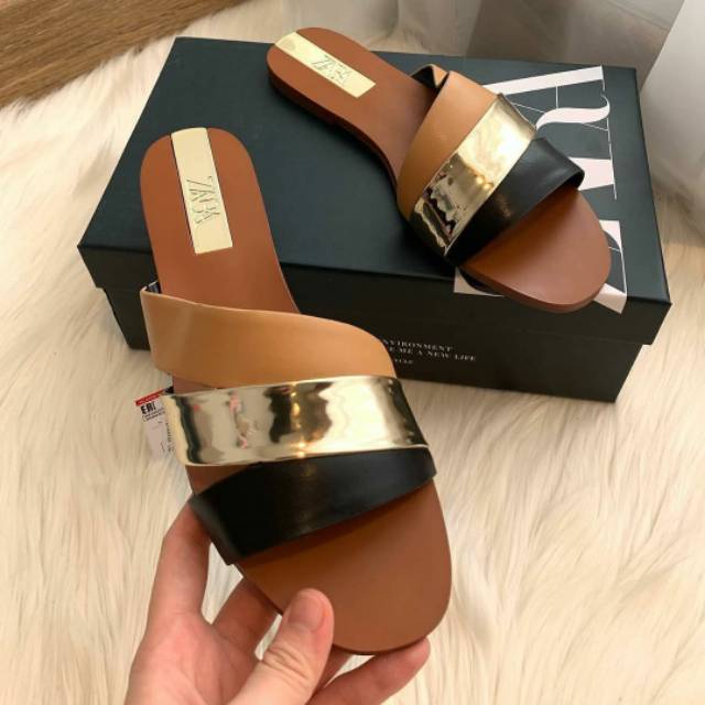 Zara flat sandal