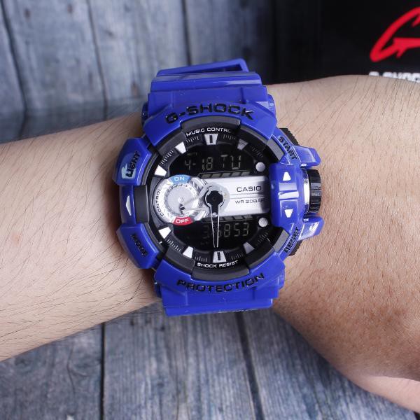 TERMURAH  TERBARU... G Shock Casio Gmix full BLUE BIRU GA400 GBA400 . Jam Tangan Pria & anak anak