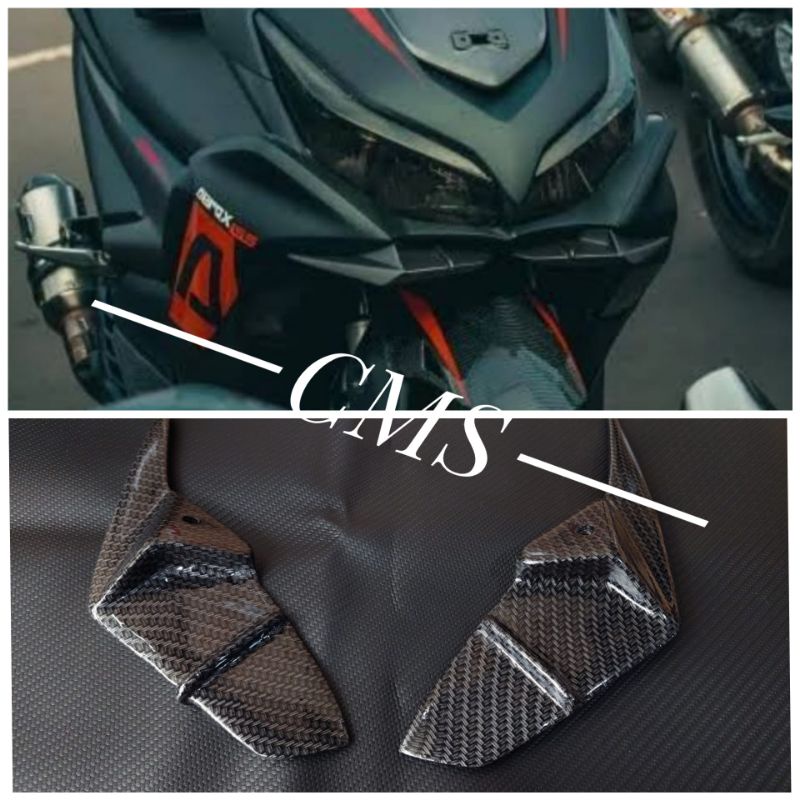 WINGLET CARBON FIBBER YAMAHA AEROX 155 NEW CONNECTED 2021