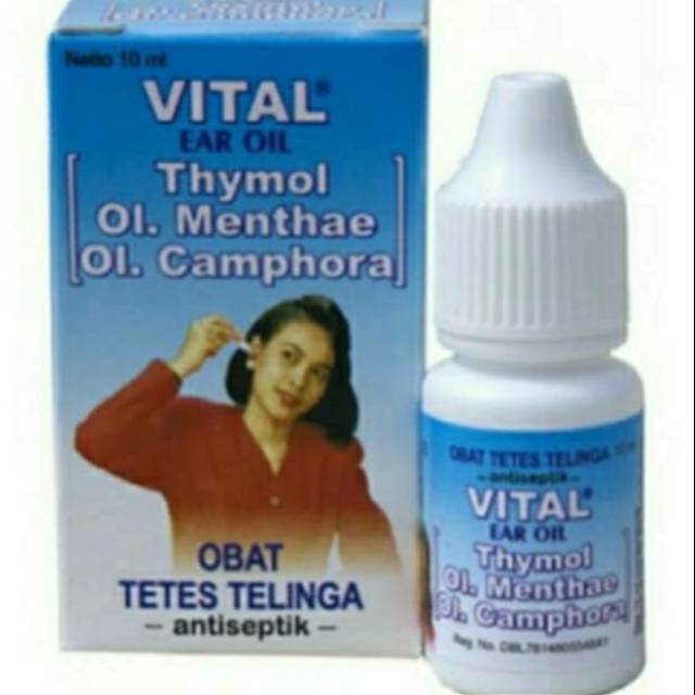 VITAL EAR OIL OBAT TETES TELINGA ANTISEPTIK ISI 10 ml