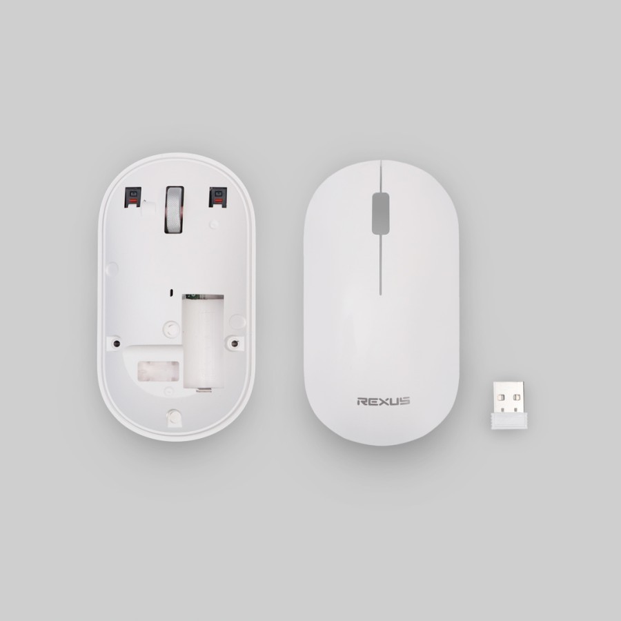 Trend-Rexus KM9 Combo Keyboard Mouse Wireless - PUTIH