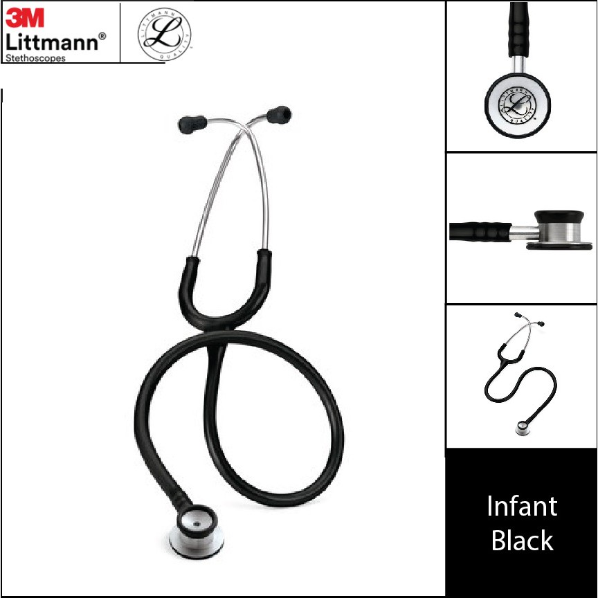 Stetoskop Littmann Infant / Bayi Hitam / Merah