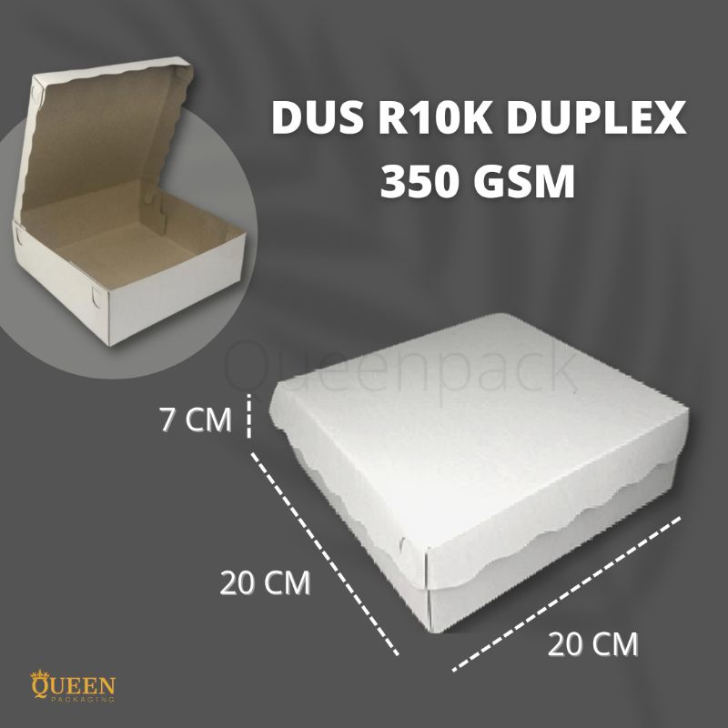 

DUS DUPLEX R10K 350 GSM | BOX DUPLEX R10K 350 GSM | SNACK BOX | KARDUS KUE BASAH | KARDUS JAJAN | KARDUS DUPLEX